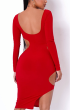 Load image into Gallery viewer, She’s Spicy Cutout Midi Dress