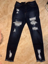 Load image into Gallery viewer, Curvy Blues Ripped Jeans