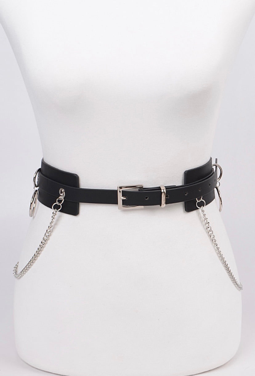Whips & Chains Excite Me Leather Belt