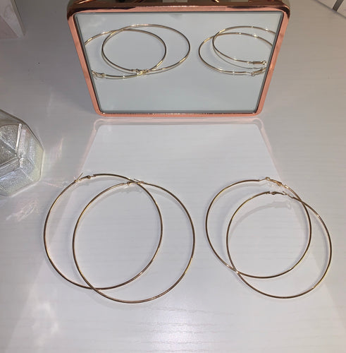 Gold Hoop Earrings