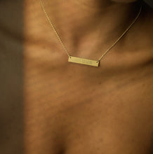 Load image into Gallery viewer, Love Is Love Bar Necklace