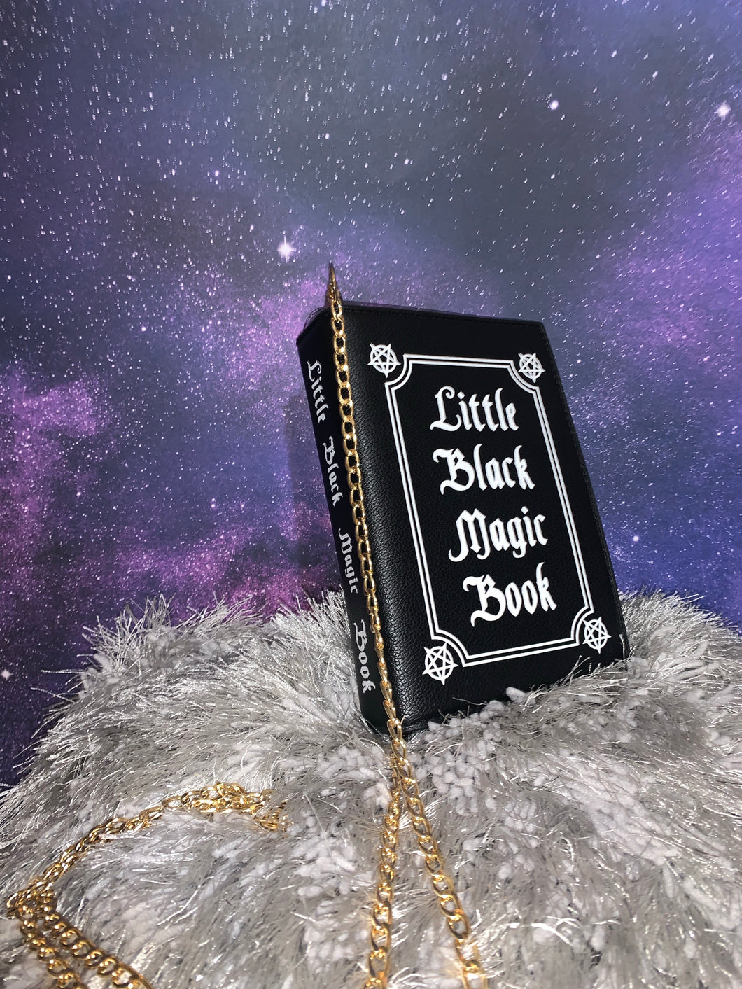 Little Black Magic Book Clutch